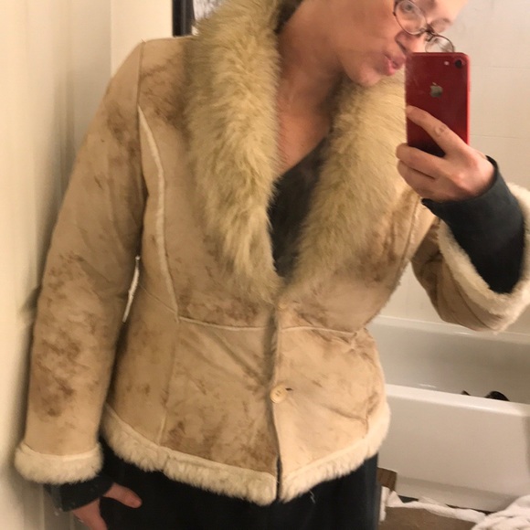 Jackets & Blazers - Faux Suede and Shearling Coat EUC Jackets & Blazers - Faux Suede and Shearling Coat EUC